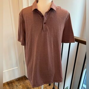 Lululemon mens 3 button polo